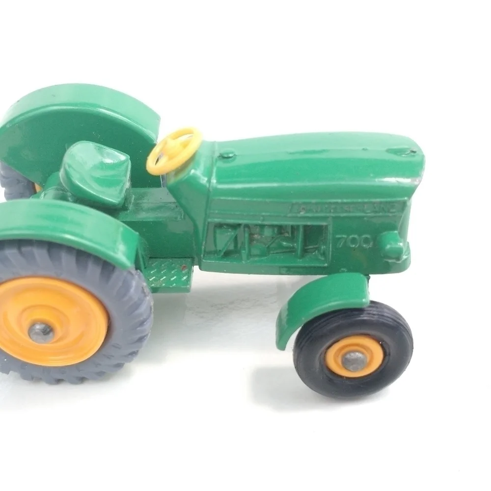 JOHN DEERE Farm Tractor Set Trailer Metal Die Cast Lesney Matchbox Toy 50 51